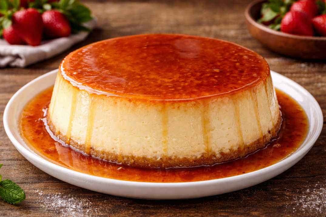 Flan de queso de Beky's Cake en El Progreso