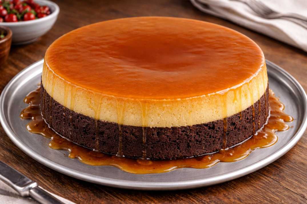 Pastel chocoflan de Beky's Cake en El Progreso